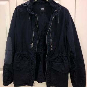 GAP Navy Blue Warm Raincoat